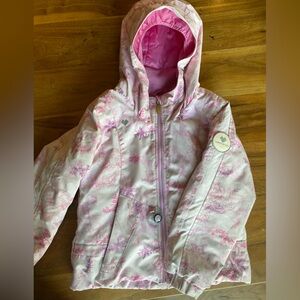 Obermeyer Pink Forest Kids Ski Jacket